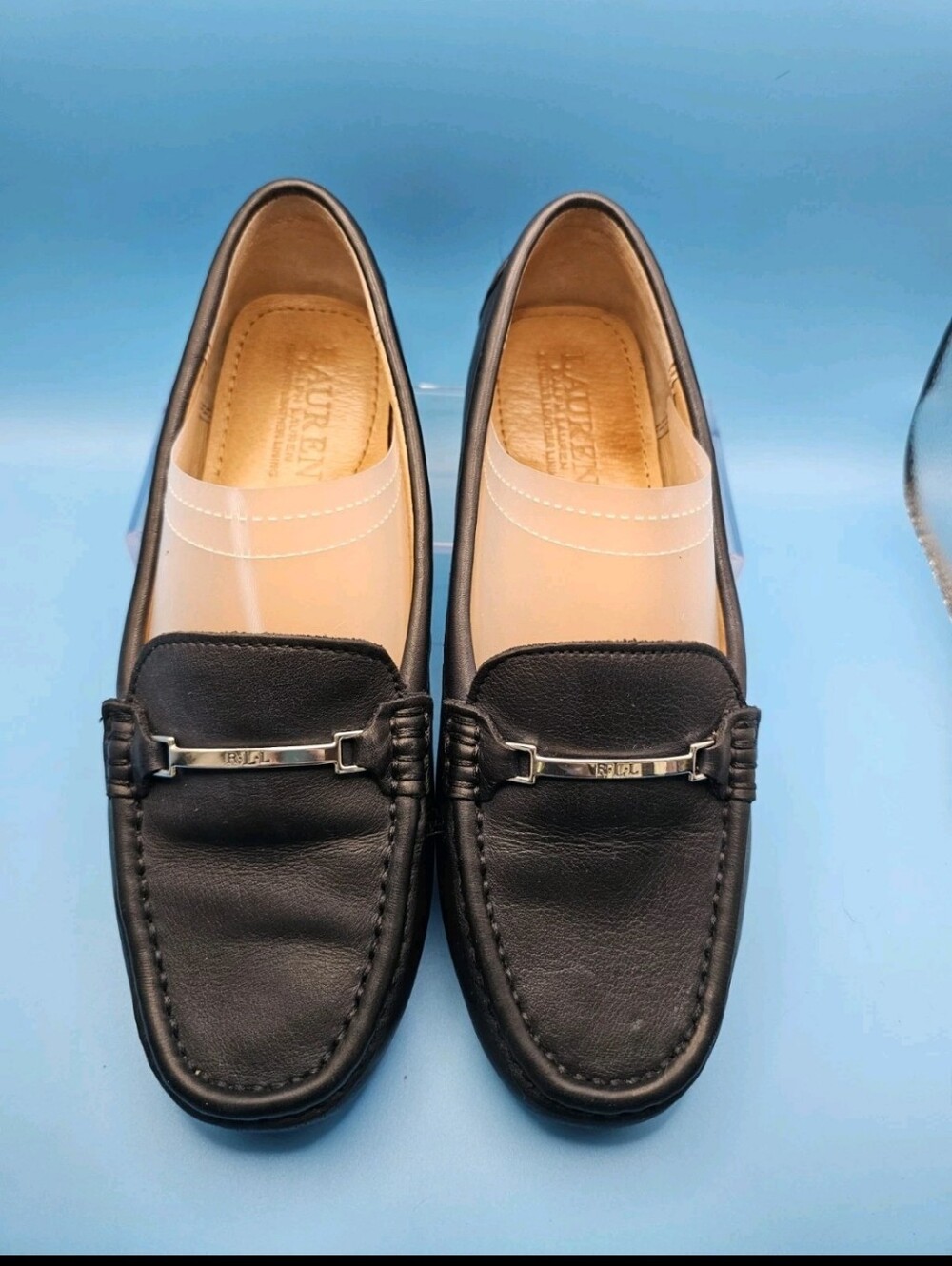 Lauren Ralph Lauren Caliana Horse Bit Driving Loafers Size 6